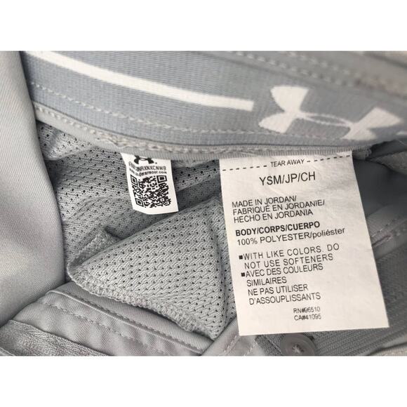 Under Armour Boys Gray Baseball Pants Adjustable Waist Youth Small - Picture 4 of 8